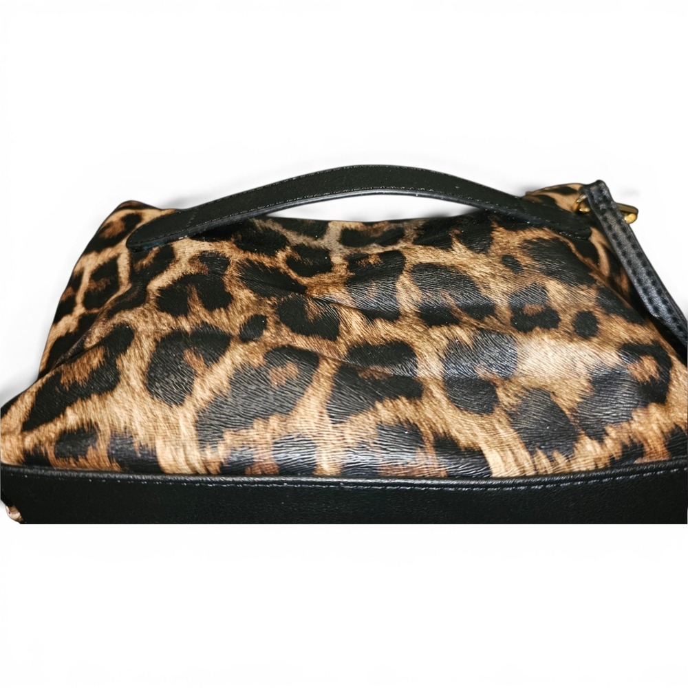 Bebe‎ Leopard Print Wristlet Women One Size Brown Black New Animal Print Clutch - Picture 3 of 6